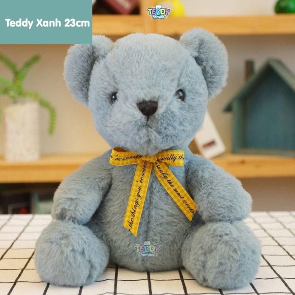 Mẫu gấu bông Teddy Charlie xanh dương
